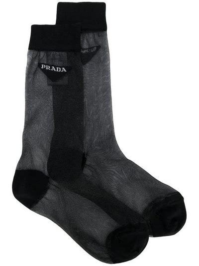 prada transparent socks|Prada cotton socks.